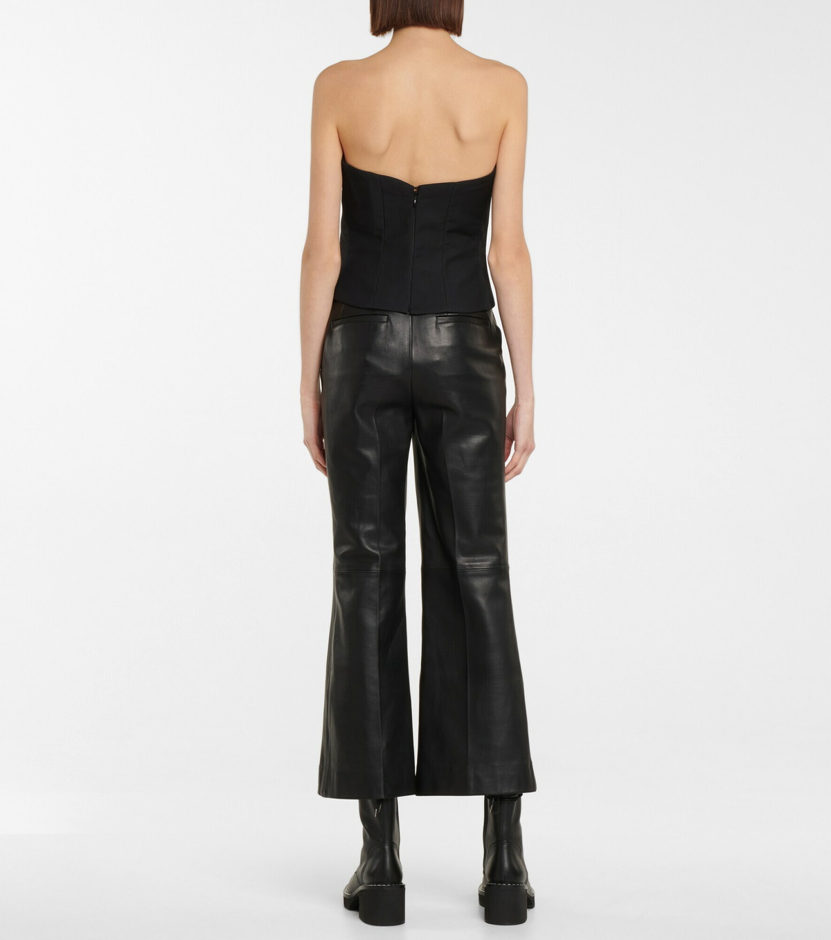 Khaite - Prim wool-blend bustier top Khaite