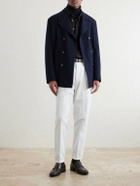 Canali - Double-Breasted Wool Jacket - Blue