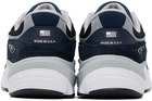 New Balance Navy Made in USA 990v6 Sneakers