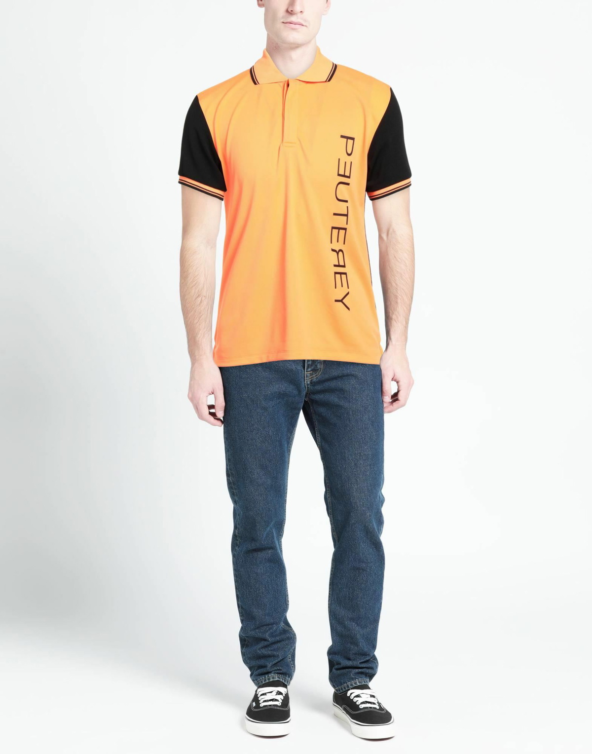 Peuterey Mens Polo shirt in Orange