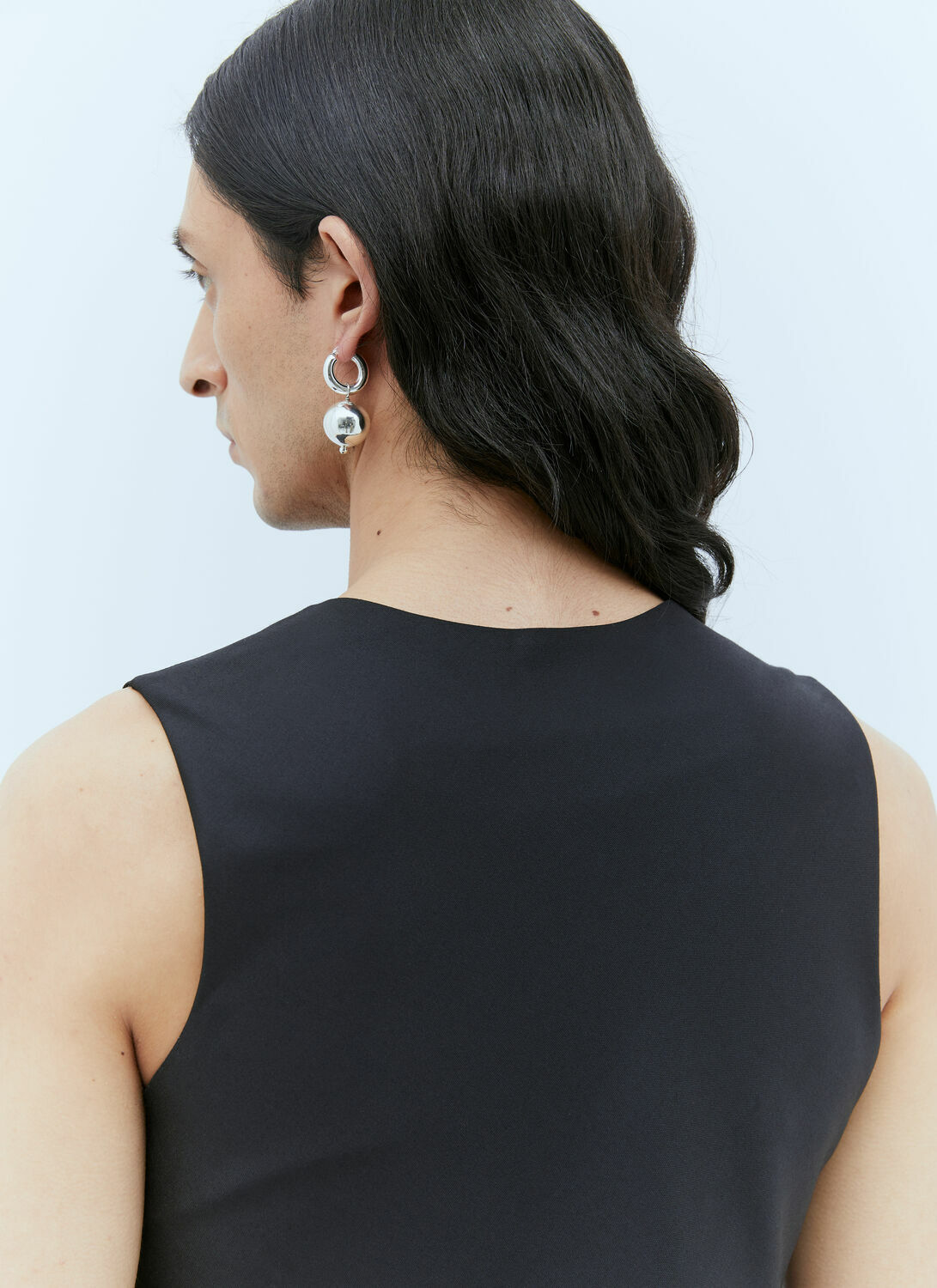 Aaron Esh Draped Wool Top