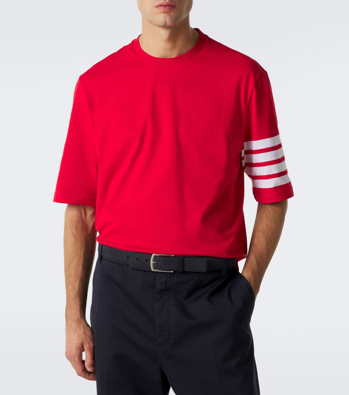 Thom Browne 4-Bar cotton jersey T-shirt