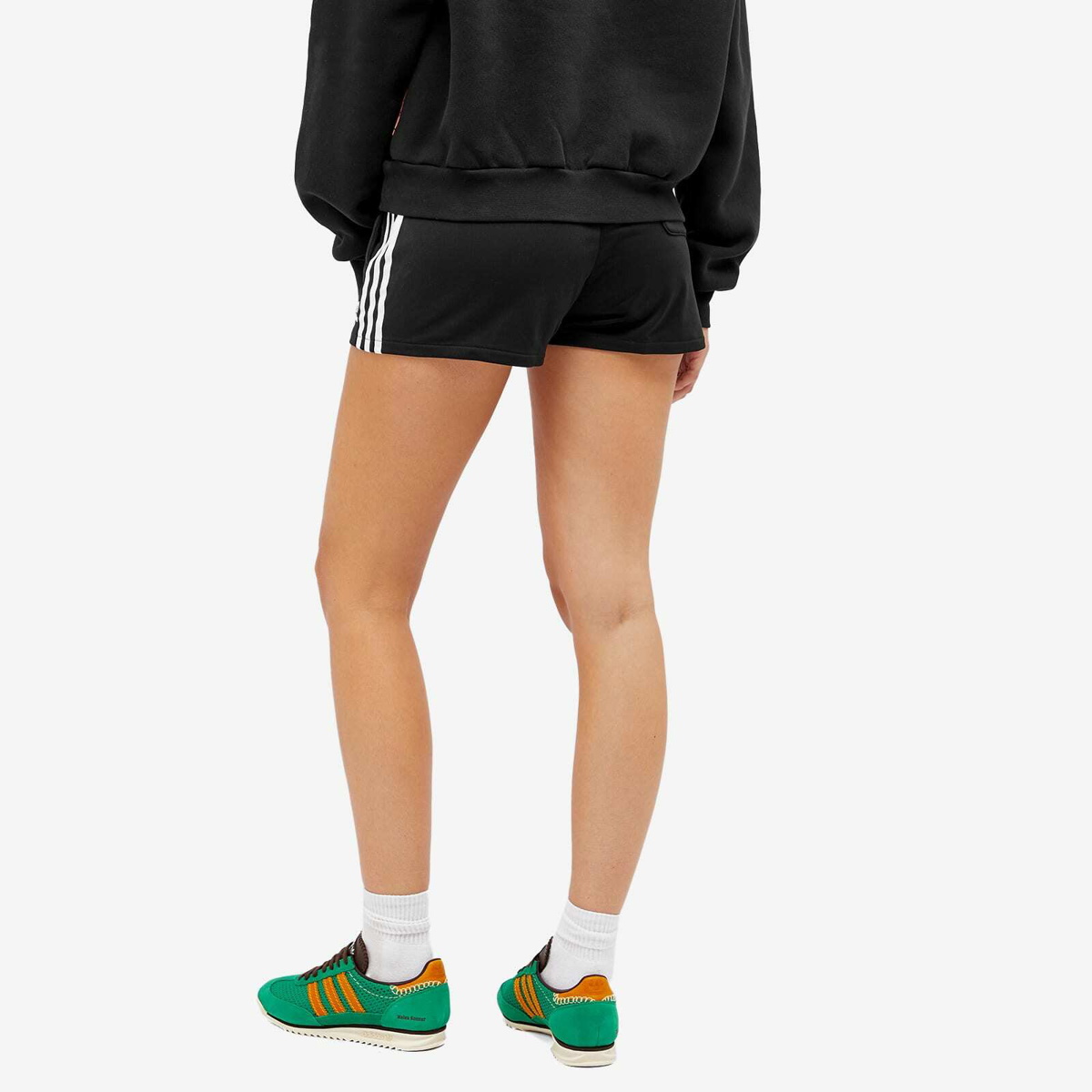 adidas Originals 3-Stripes shorts in black
