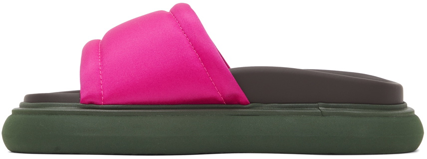 The Attico Pink Noah Slides The Attico