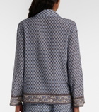 Veronica Beard Eva printed blouse