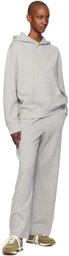 The Elder Statesman Gray Daily Wide Leg Sweatpants