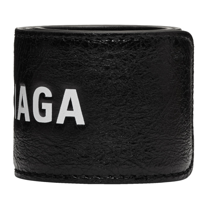 バレンシアガ CYCLE BRACELET 黒 BALENCIAGA Cycle Bracelet