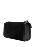 Savette Symmetry 26 In Suede With Smooth Calf Trim in Black