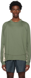 Goldwin 0 Green Paneled Long Sleeve T-Shirt