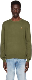Polo Ralph Lauren Khaki Crewneck Sweater