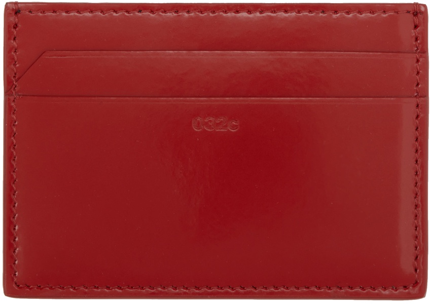 Photo: 032c Red Leather Card Holder