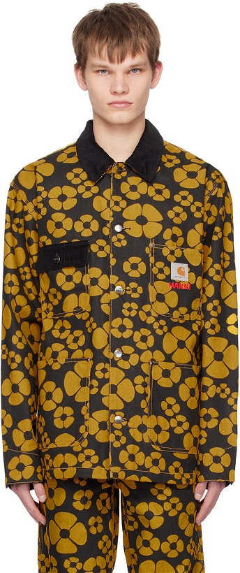 Photo: Marni Yellow & Black Carhartt WIP Edition Jacket