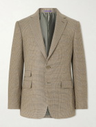 Ralph Lauren Purple label - Checked Silk, Wool and Cashmere-Blend Blazer - Green