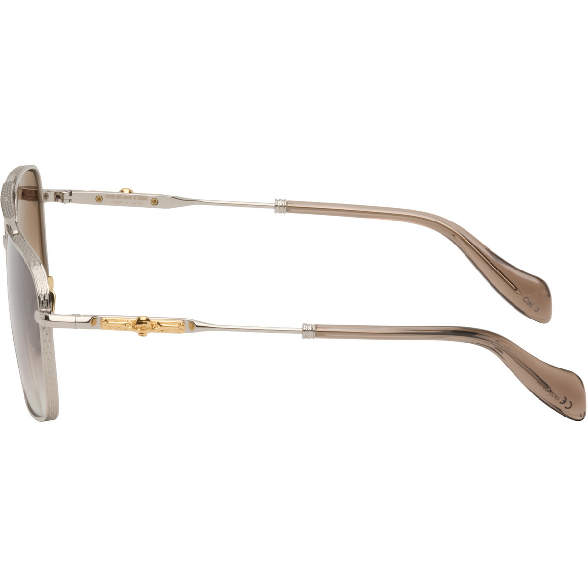 Cutler and Gross Silver The Great Frog Edition Ganton Navigator Sunglasses