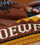 Loewe x Suna Fujita jacquard wool-blend scarf