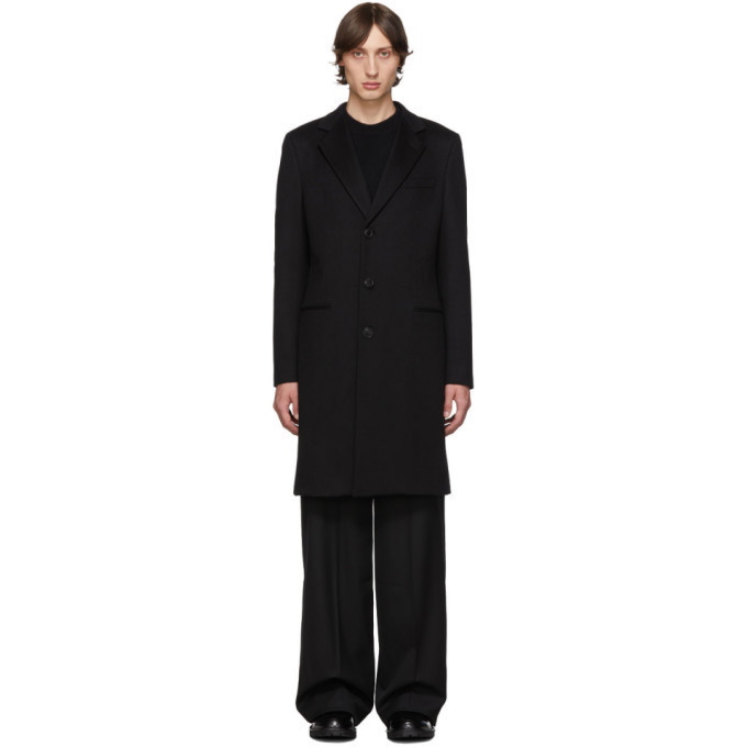 Photo: Giorgio Armani Black Notch Classic Coat