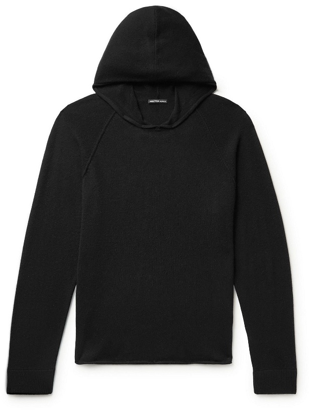 Photo: James Perse - Recycled Cashmere Hoodie - Black