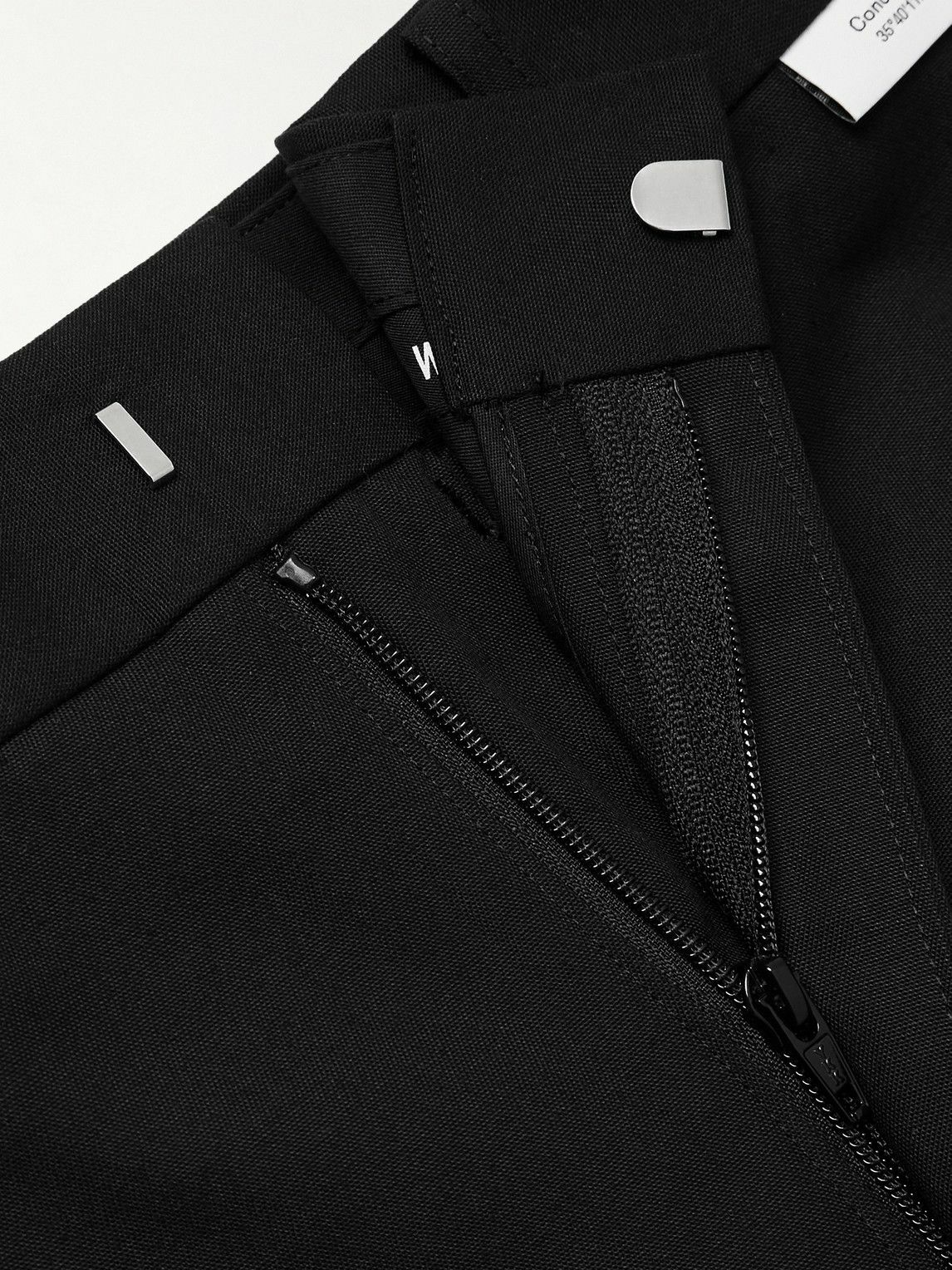 WTAPS - Straight-Leg Cropped Canvas Trousers - Black