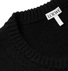 Loewe - Ken Price L.A. Series Embroidered Appliquéd Knitted Sweater - Black