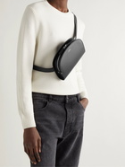 A.P.C. - Demi-Lune Logo-Print Leather Belt Bag