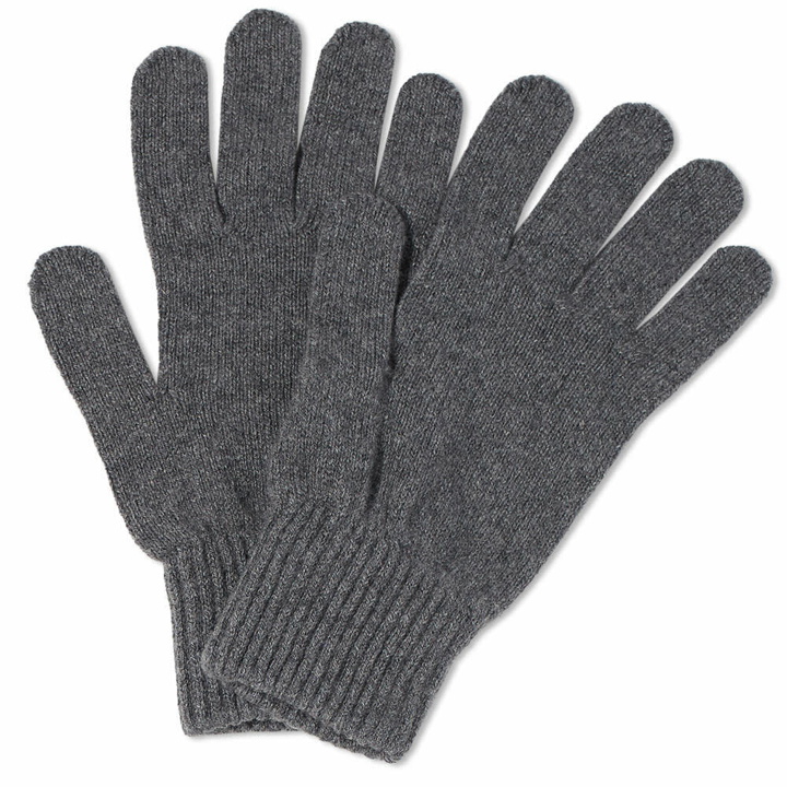 Photo: Sunspel Men's Recycled Cashmere Glove in Grey Melange
