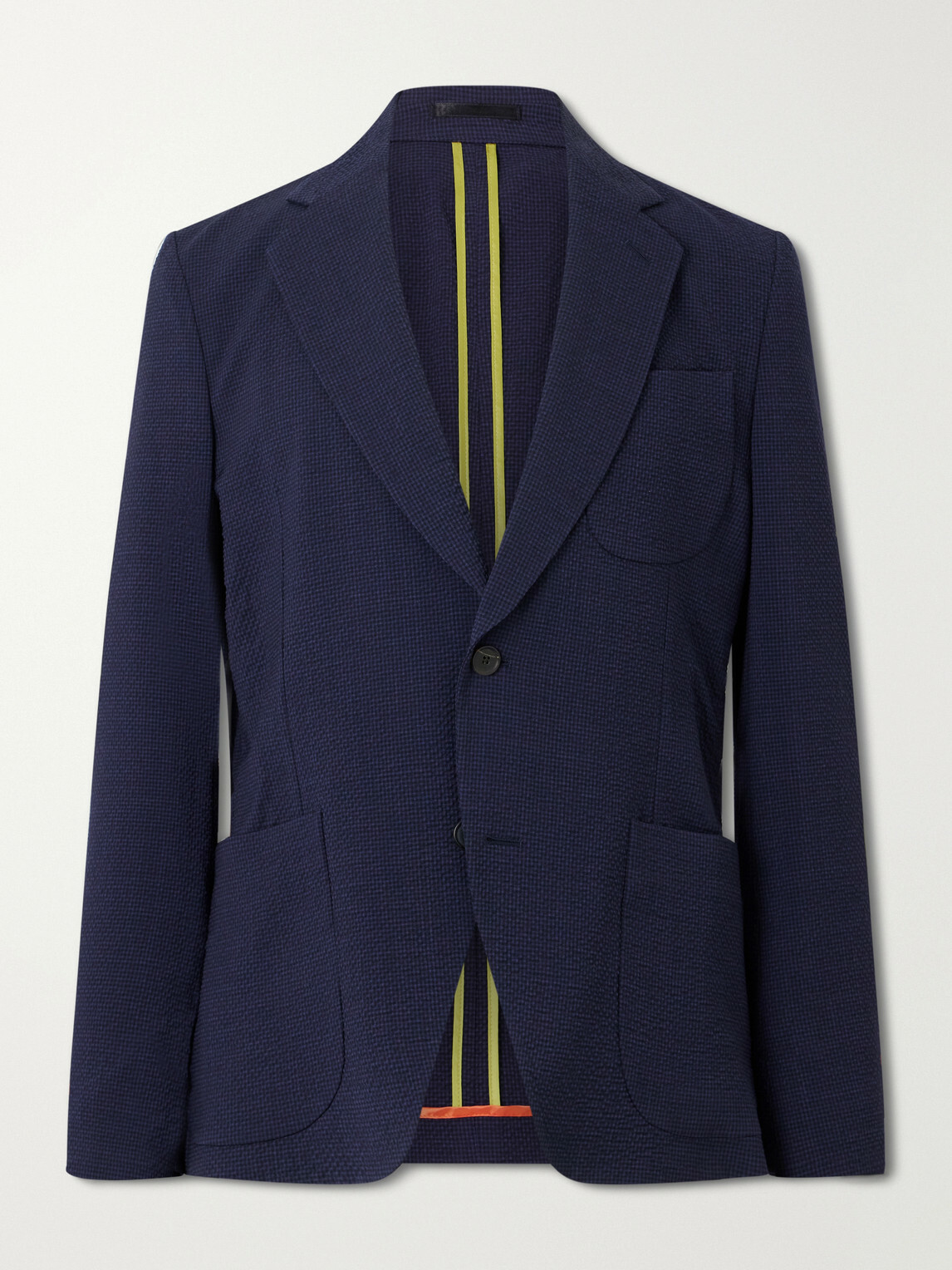 Paul Smith - Wool-Blend Seersucker Suit Jacket - Blue