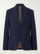 Paul Smith - Wool-Blend Seersucker Suit Jacket - Blue