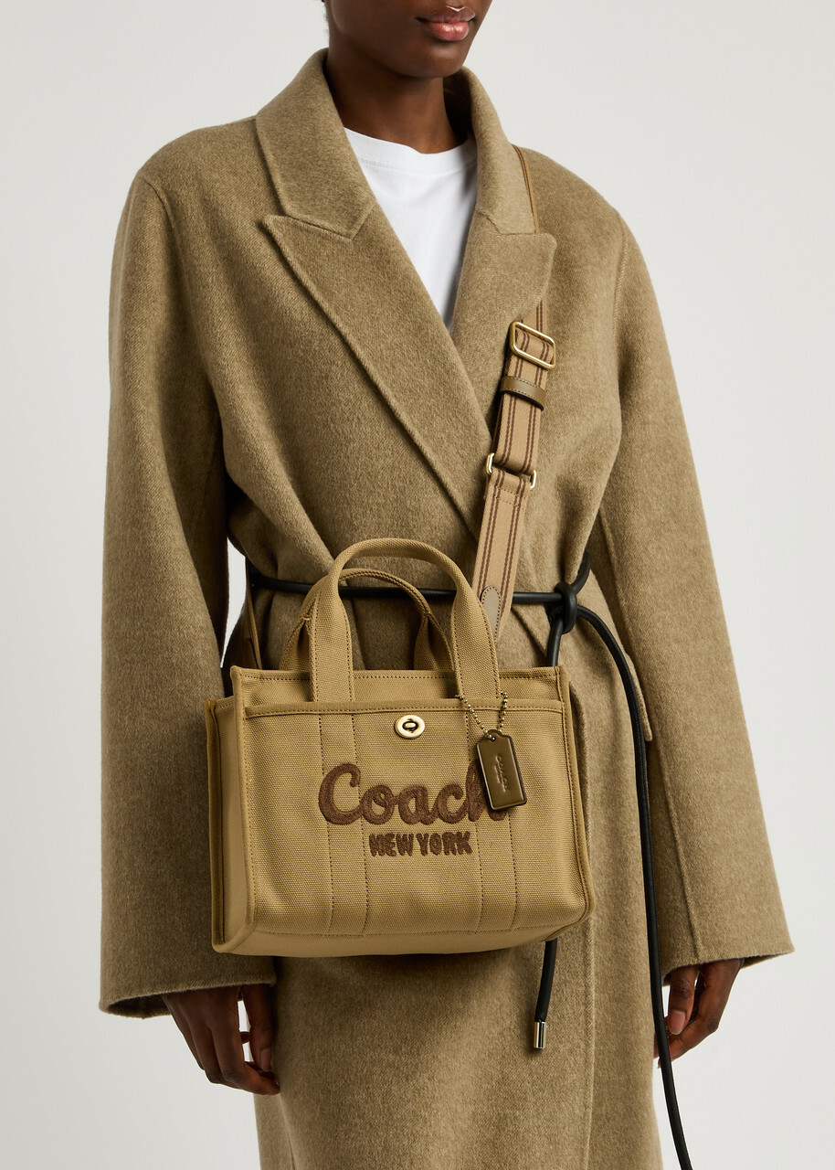 Coach Cargo 26 Logo Canvas Tote - Khaki - One Size Coach