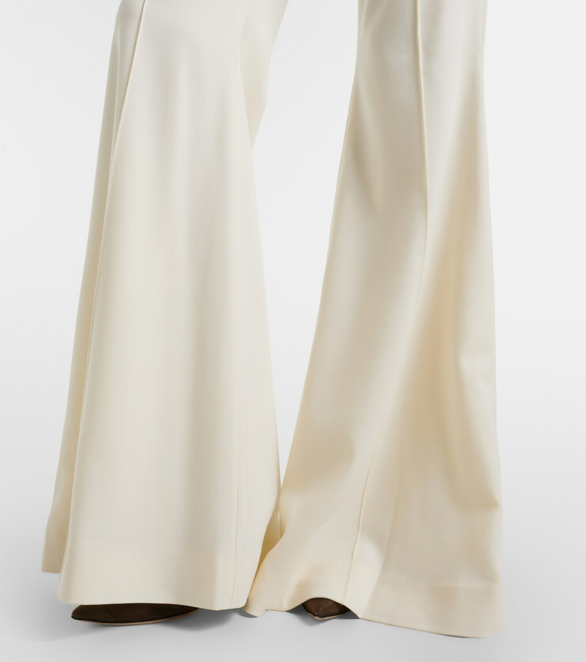 Costarellos Daline wool-blend wide-leg pants