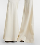 Costarellos Daline wool-blend wide-leg pants