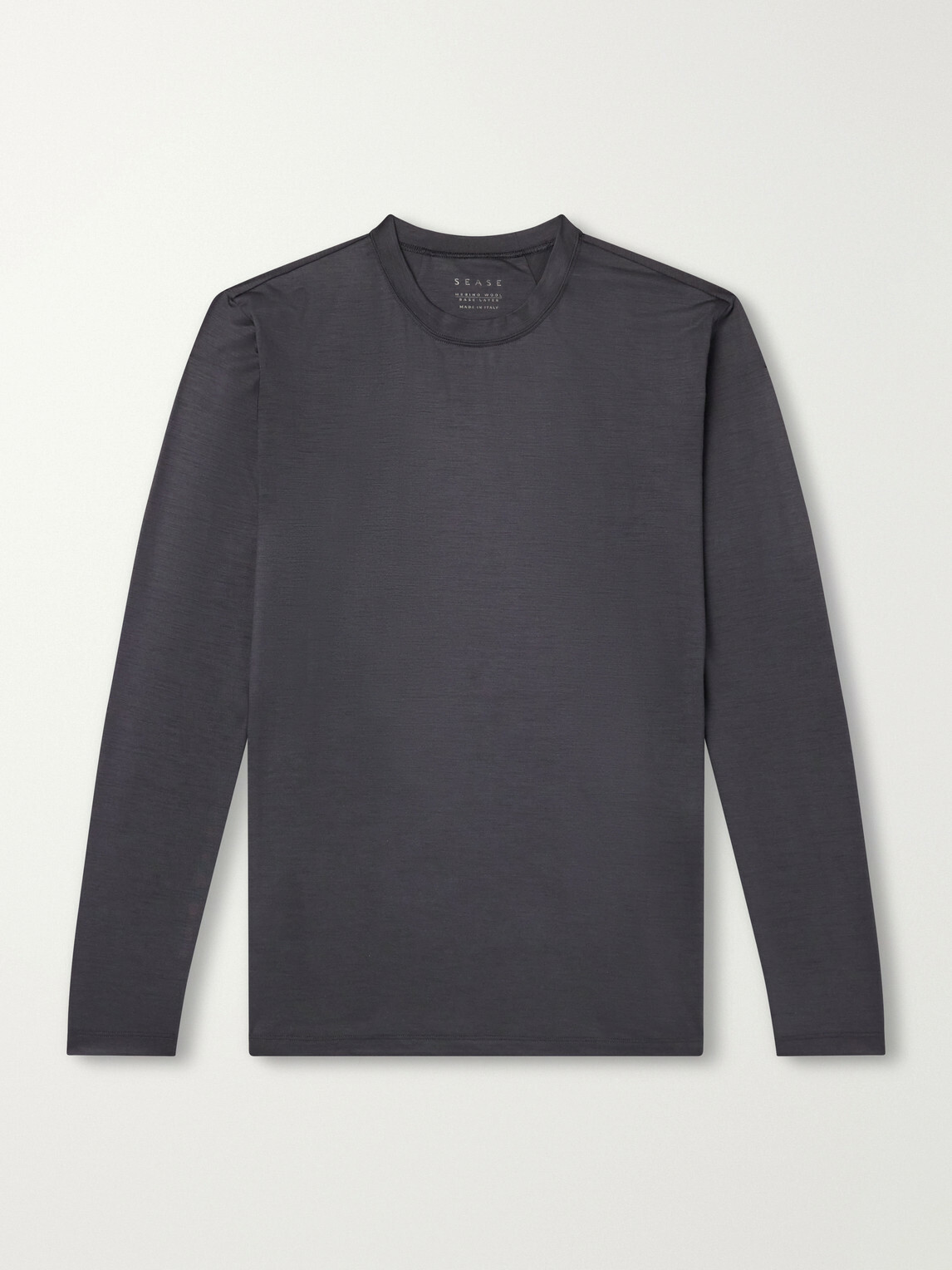 SEASE - Virgin Wool-Jersey Ski Base Layer - Gray