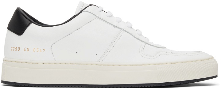 Photo: Common Projects White & Black BBall '90 Low Sneakers
