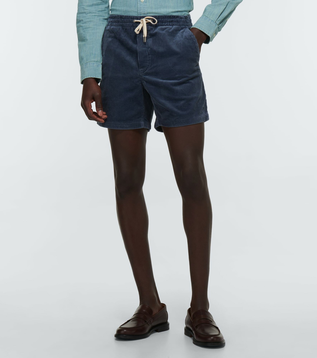 ハーフ・ショートパンツ RALPH LAUREN Corduroy Drawstring-fastening Shorts Navy Polo Ralph Lauren Prepster Corduroy Drawstring Shorts Boston
