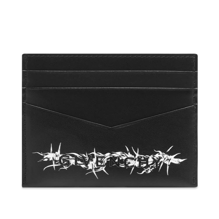 Photo: Givenchy Barbed Wire Logo Card Holder