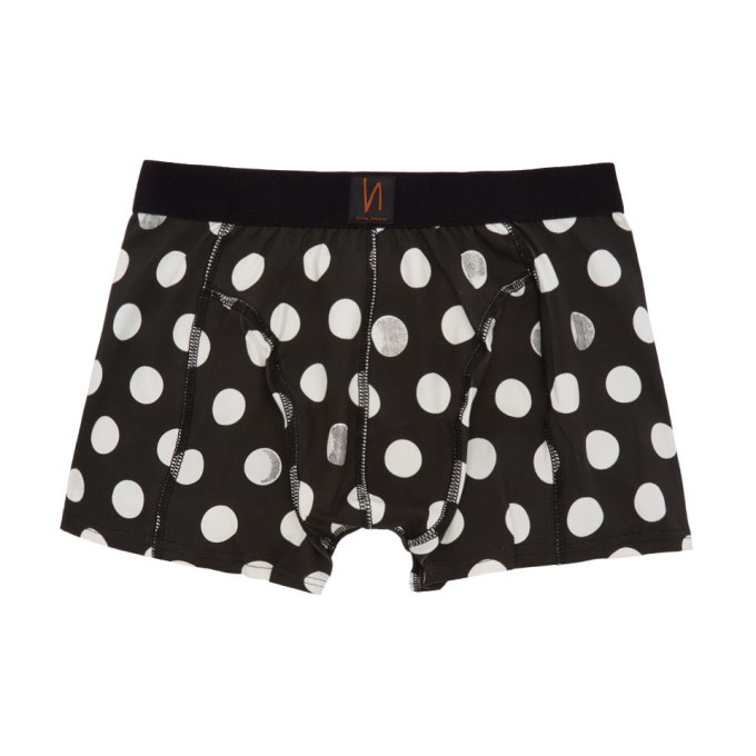 Photo: Nudie Jeans Black Polka Dot Boxer Briefs