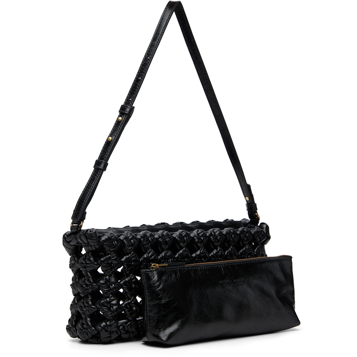 Bottega Veneta Black Square Knot 20 Bag