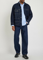 Vowels Patch Pocket Denim Jacket Indigo