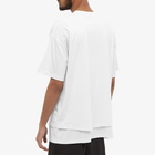 Stampd Men's Double Layer T-Shirt in White