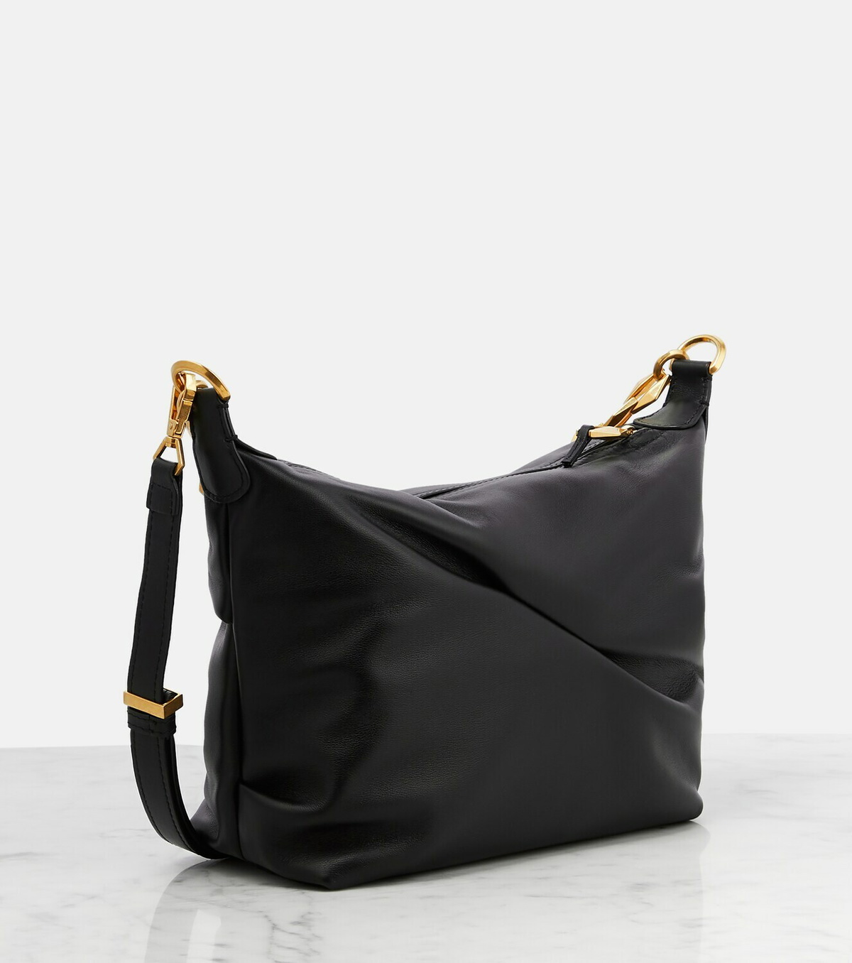 Jimmy Choo - Diamond Soft padded leather shoulder bag Jimmy Choo