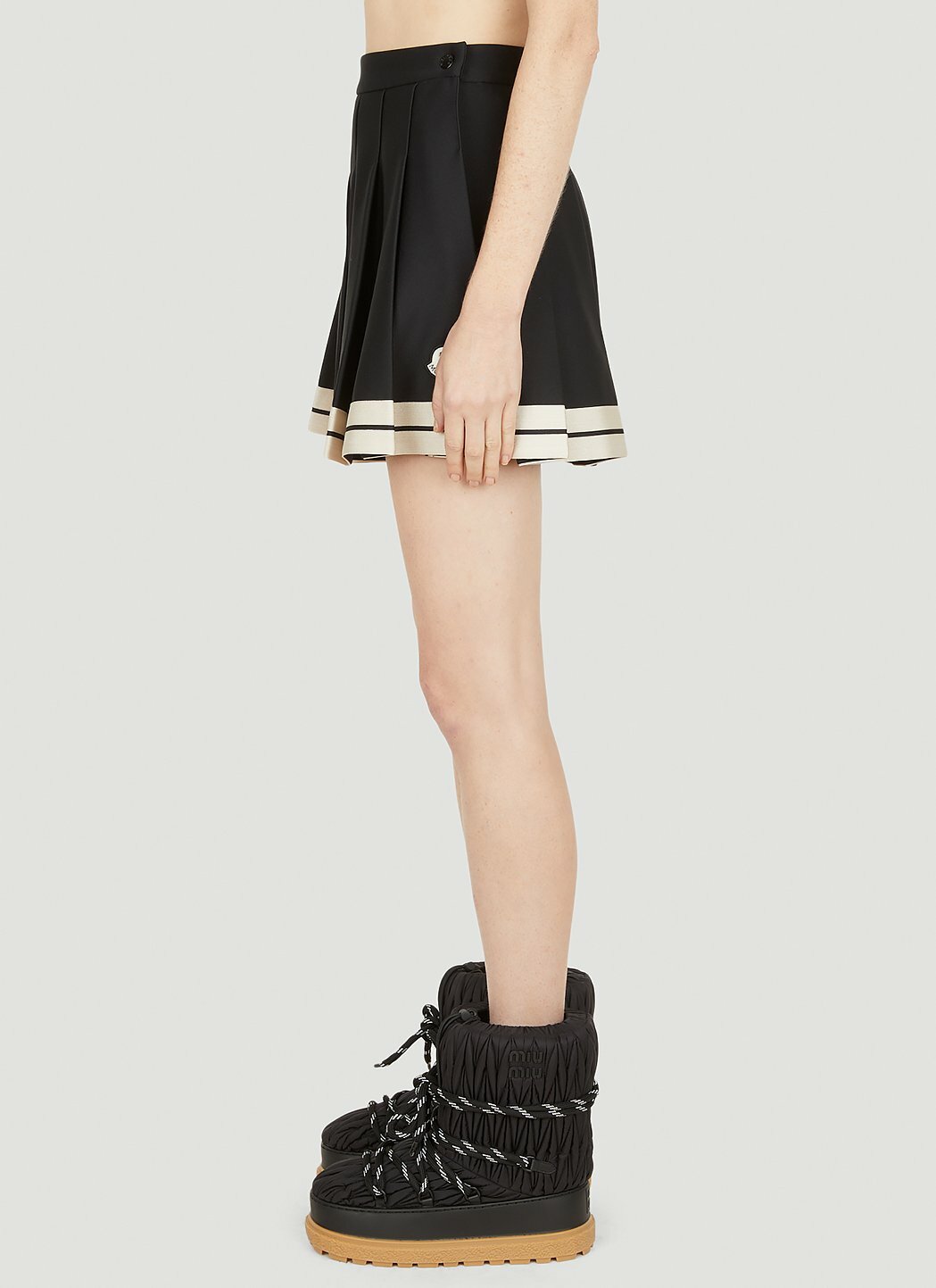 8 Moncler Palm Angels Pleated Skirt