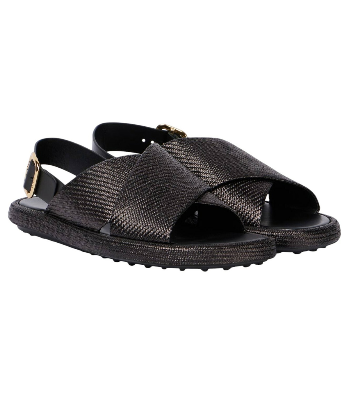 【送料&関税込】Tod's Logo Engraved Slip-on Sandals Tod's Logo Engraved Slip-on Sandals Tod's