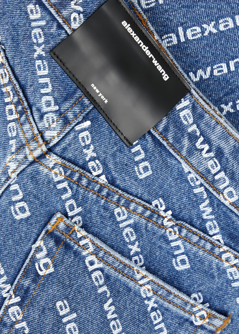 関税込◆Alexander Wang◆デニム biteロゴ ショーツ 限定SALE♪ Alexander Wang Bite Logo Denim Shorts | Saks Fifth Avenue