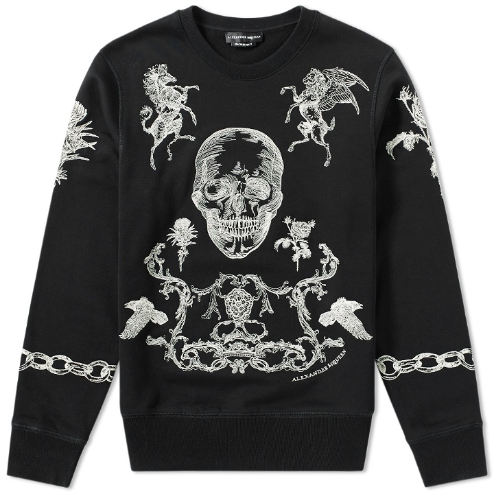 Photo: Alexander McQueen Coat of Arms Embroidered Sweat