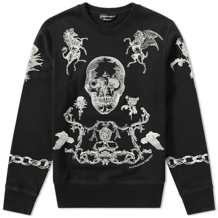 Photo: Alexander McQueen Coat of Arms Embroidered Sweat