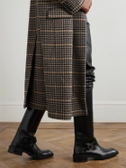 SAINT LAURENT - Vadim Buckled Leather Knee Boots - Black