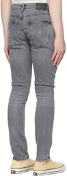 Nudie Jeans Grey Lean Dean Jeans