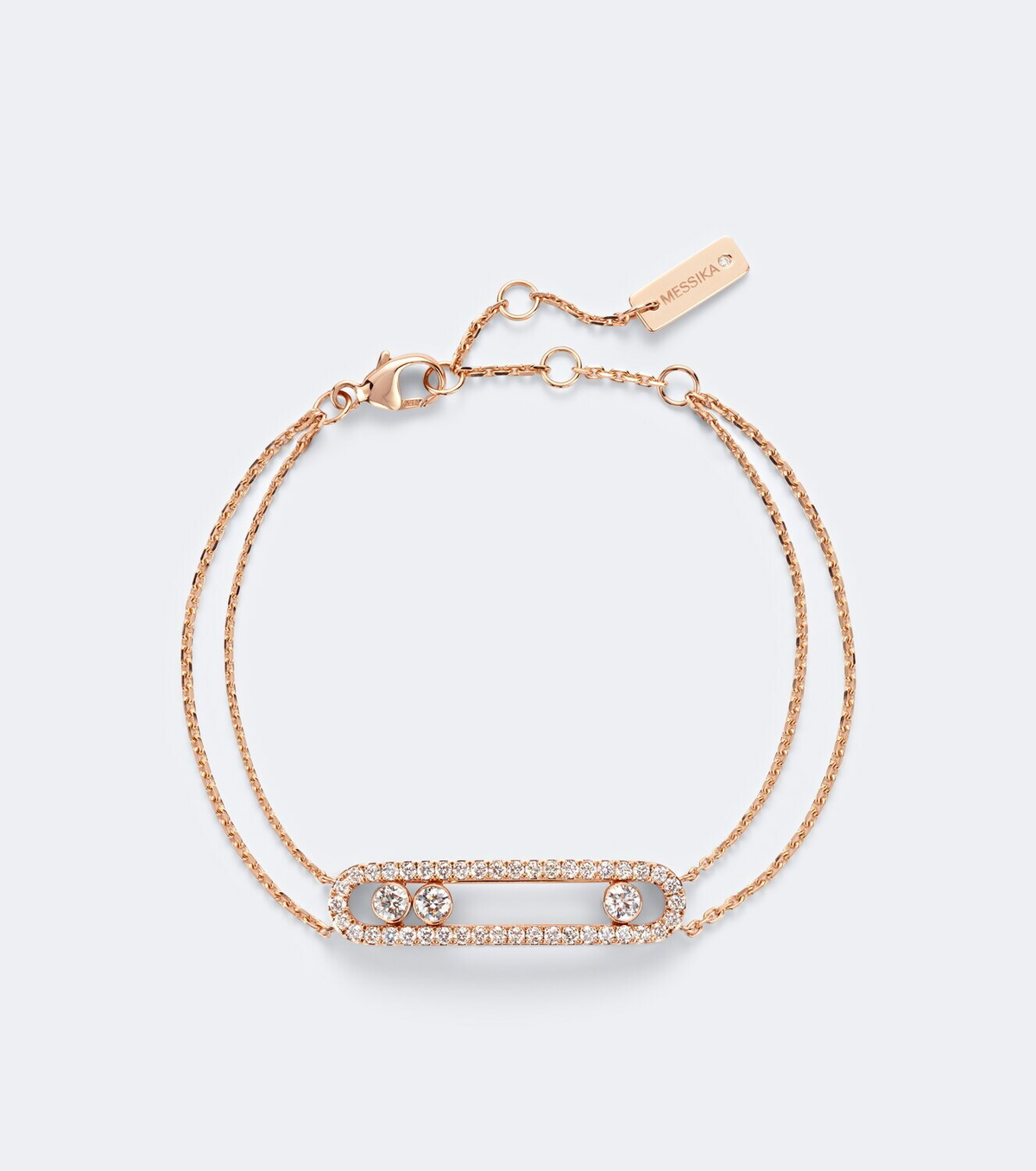 Messika Move Classique 18kt rose gold bracelet with diamonds