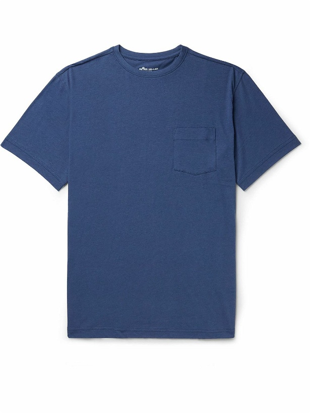 Photo: Peter Millar - Seaside Summer Cotton and Modal-Blend Jersey T-Shirt - Blue