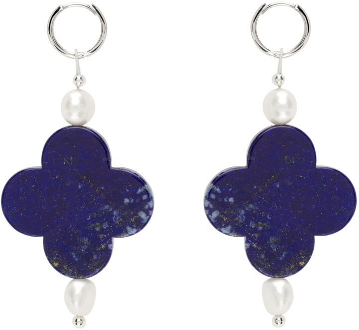 Photo: Santangelo Silver & Blue Taro Earrings