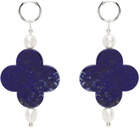 Santangelo Silver & Blue Taro Earrings